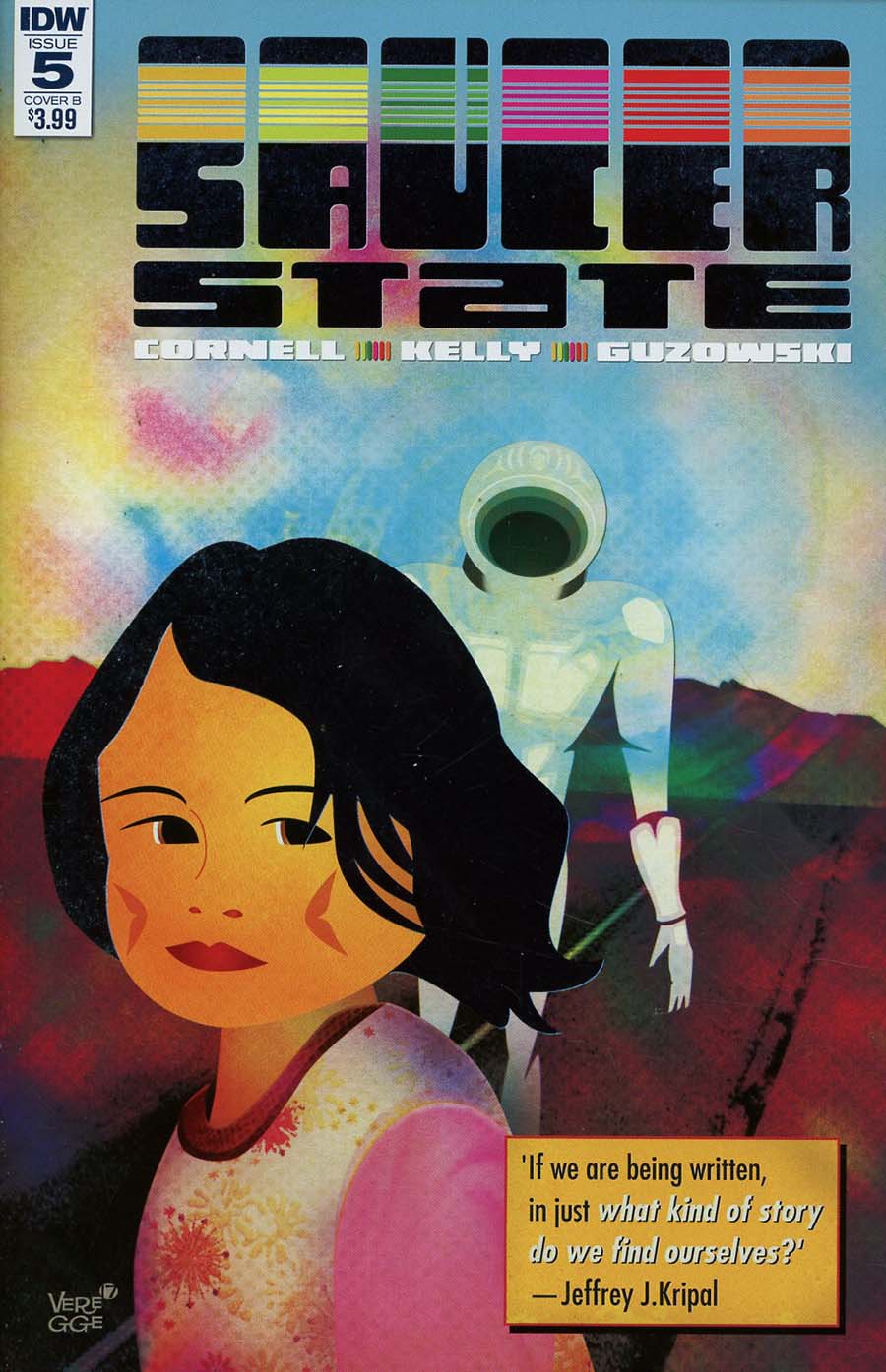 Saucer State #5 Cover B Variant Jeffrey Veregge Cover