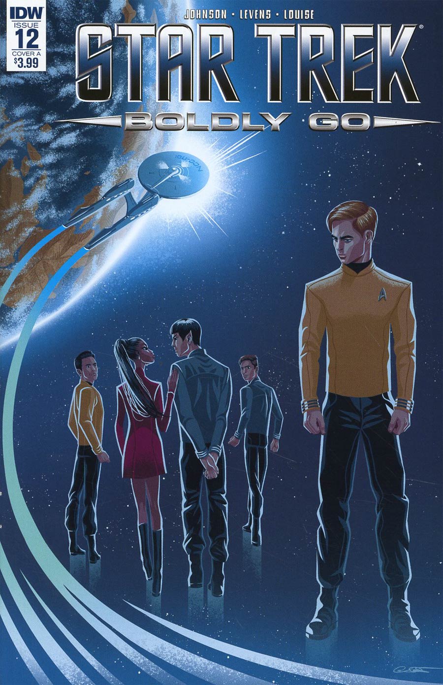 Star Trek Boldly Go #12 Cover A Regular George Caltsoudas Cover