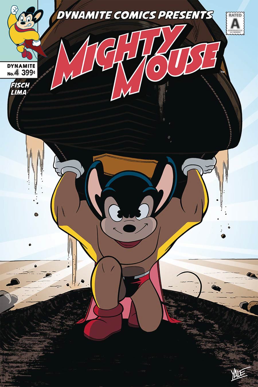 Mighty Mouse Vol 5 #4 Cover B Variant Yale Stewart Cover