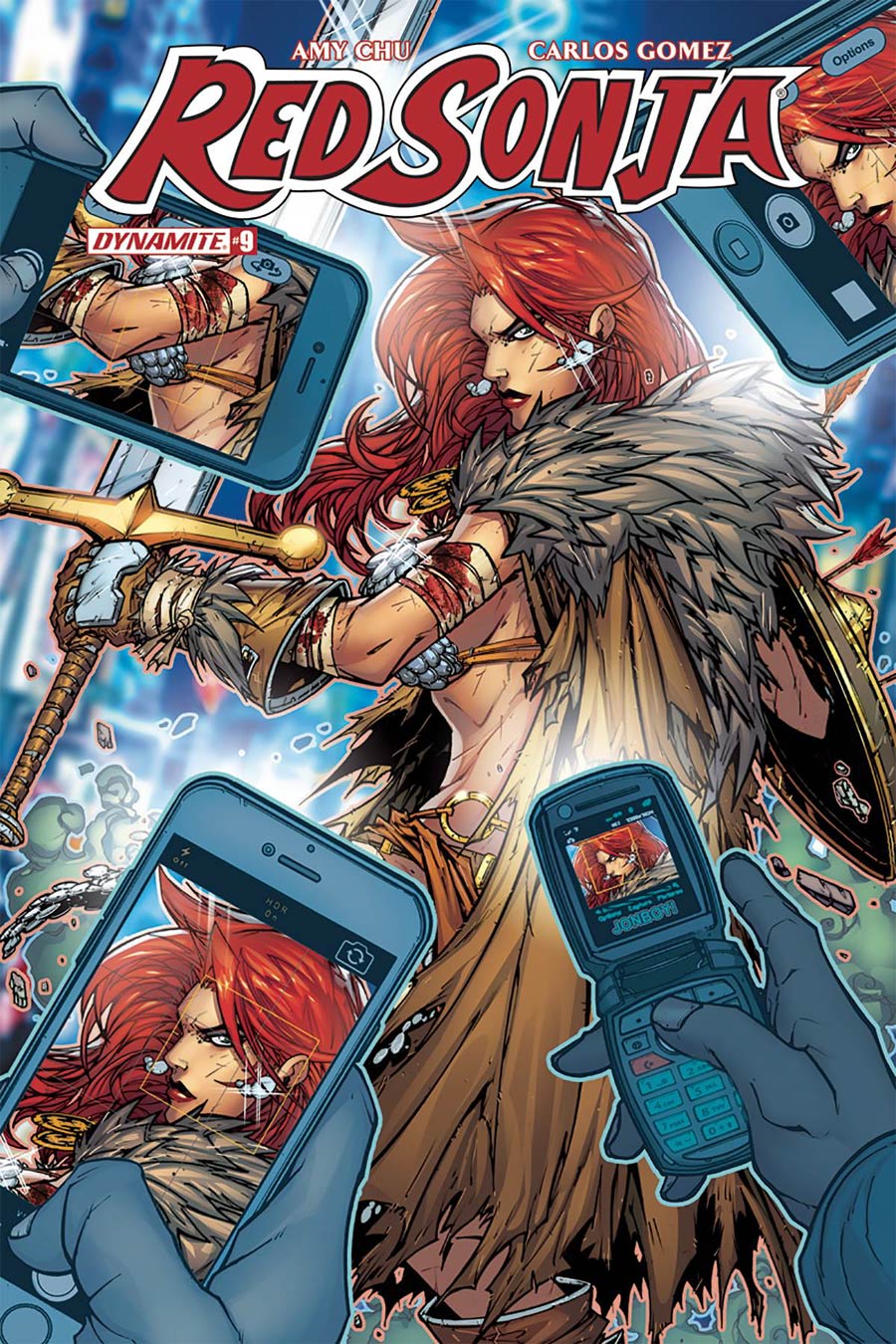 Red Sonja Vol 7 #9 Cover C Variant Jonboy Meyers Cover