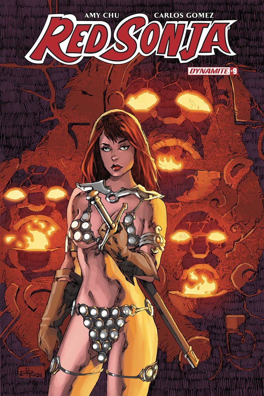 Red Sonja Vol 7 #9 Cover E Variant Mel Rubi Subscription Cover