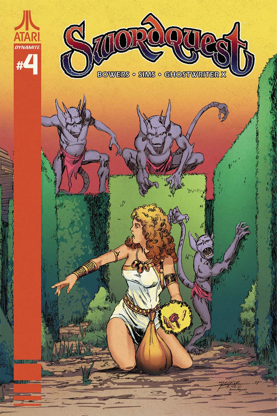 Swordquest #4 Cover B Variant George Perez Cover