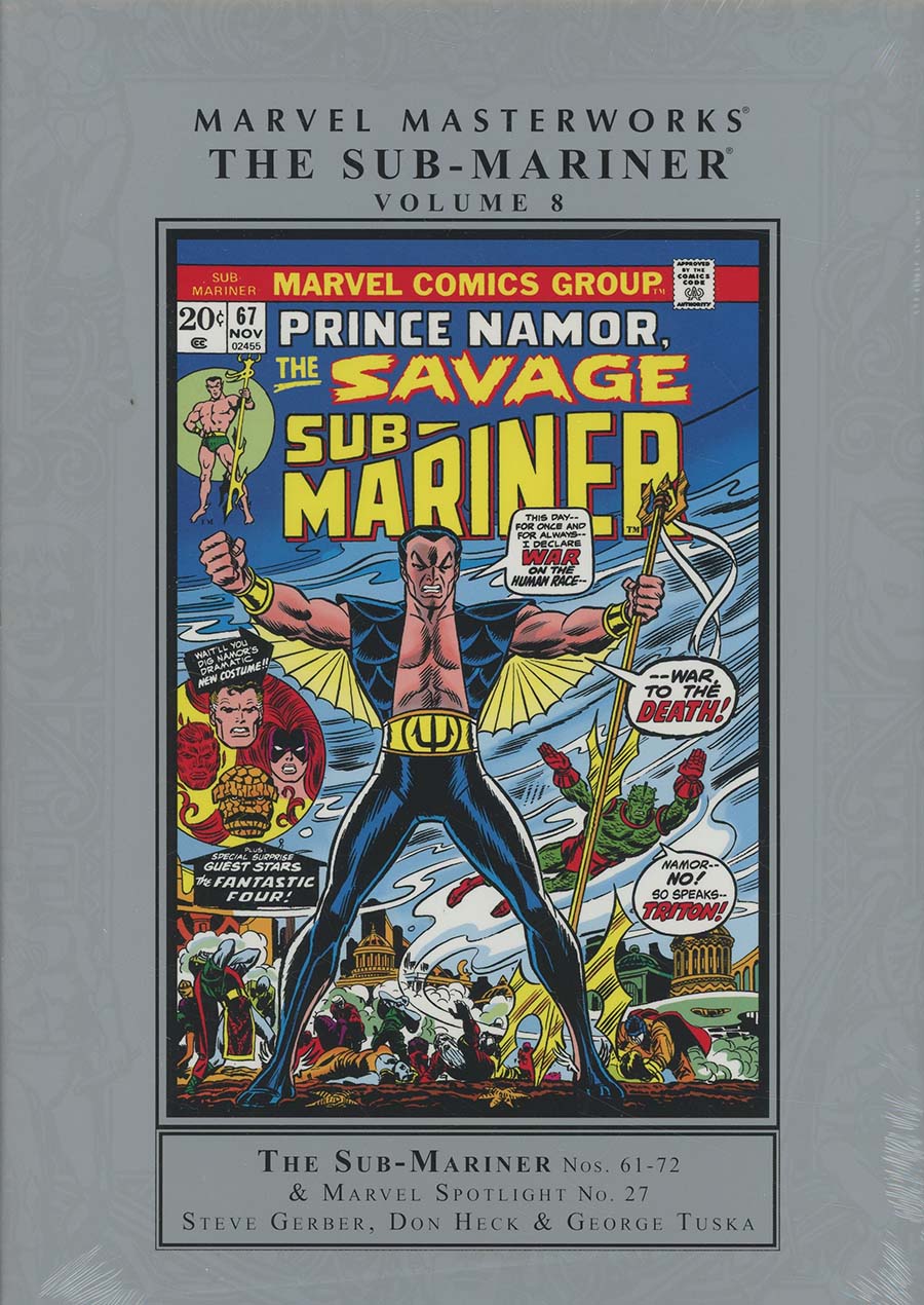 Marvel Masterworks Sub-Mariner Vol 8 HC Regular Dust Jacket