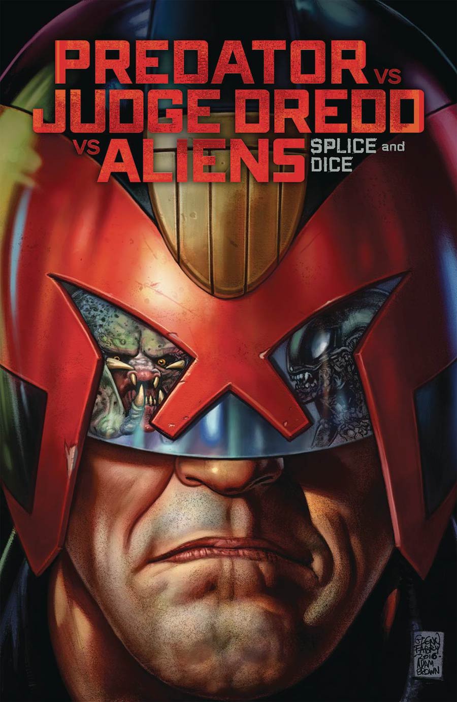 Predator vs Judge Dredd vs Aliens Splice And Dice TP