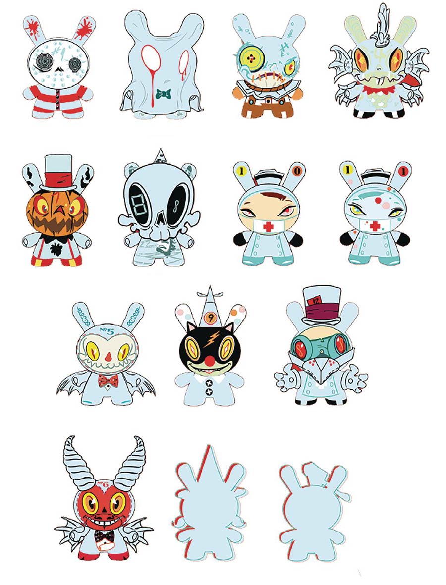 Dunny The 13 Horror Comes Slithering Back Mini Figure Blind Mystery Box 20-Count Display
