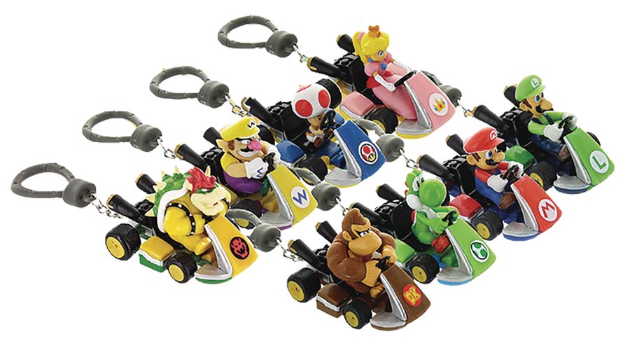 Nintendo Mario Kart Figure Hangers Blind Mystery Box 20-Piece Display