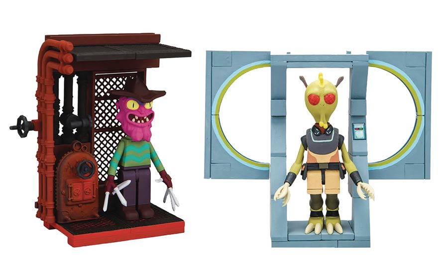 Rick And Morty Micro Construction Set Assortment Case
