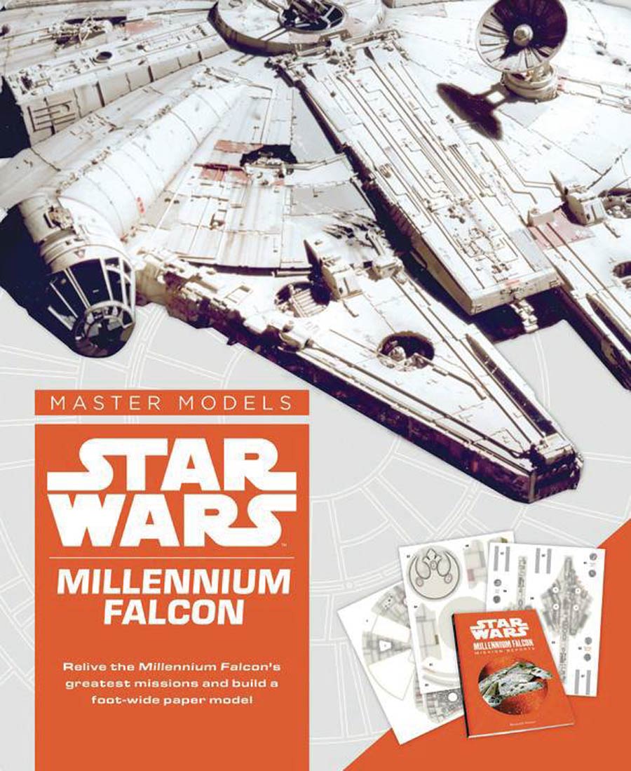 Star Wars Millennium Falcon Book With Paper Model Kit