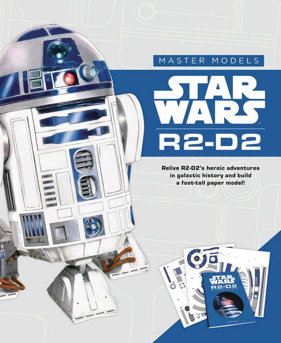Star Wars R2-D2 Book With Paper Model Kit