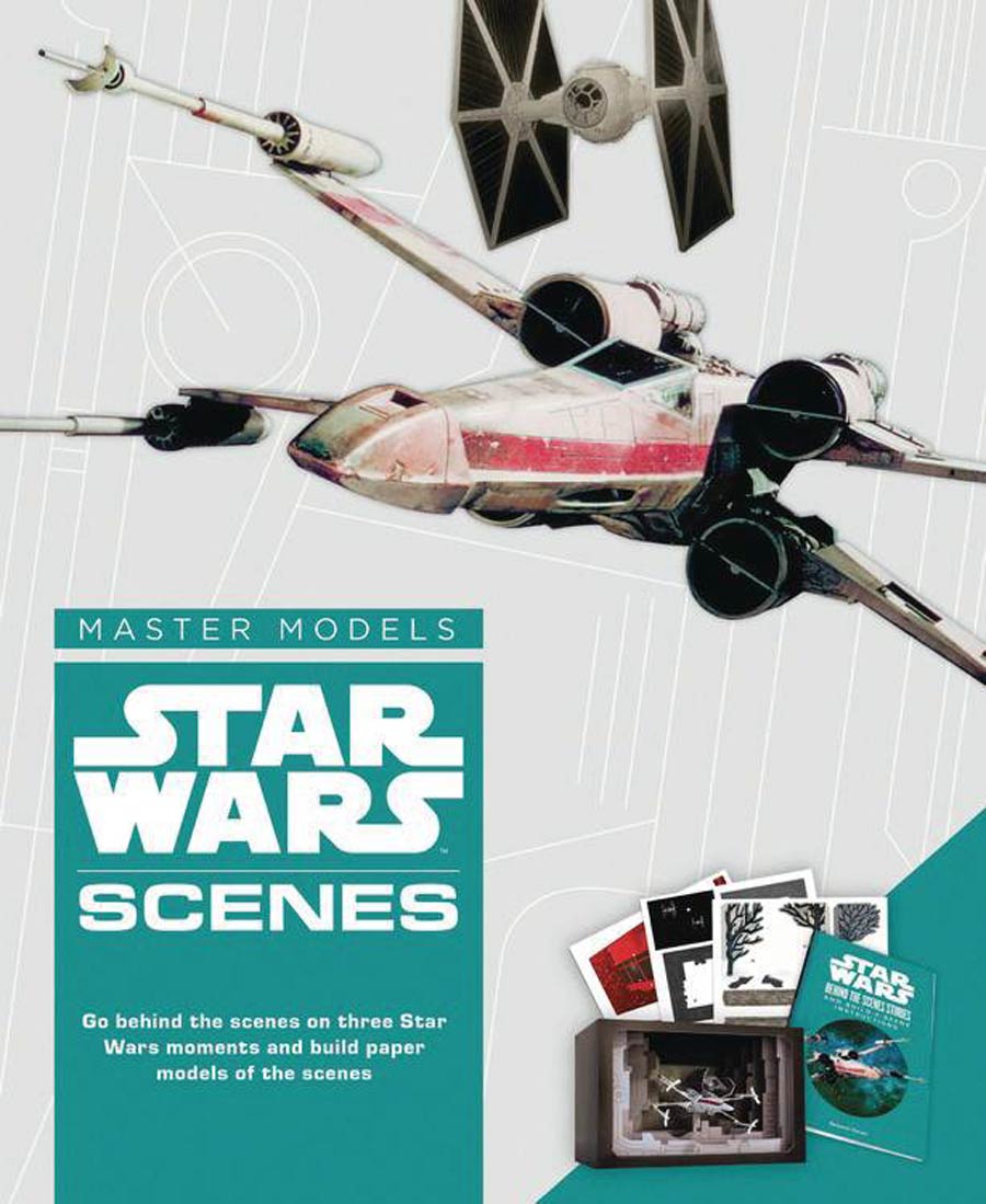 Star Wars Scenes Book With Paper Model Kit