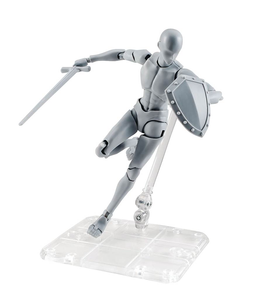 S.H.Figuarts Body Kun (Man) - Takarai Rihito - Edition DX Set (Gray Color Ver.) Action Figure