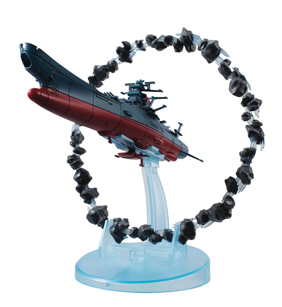 Cosmo Fleet Special Yamato 2202 With Asteroid Ring Model Kit