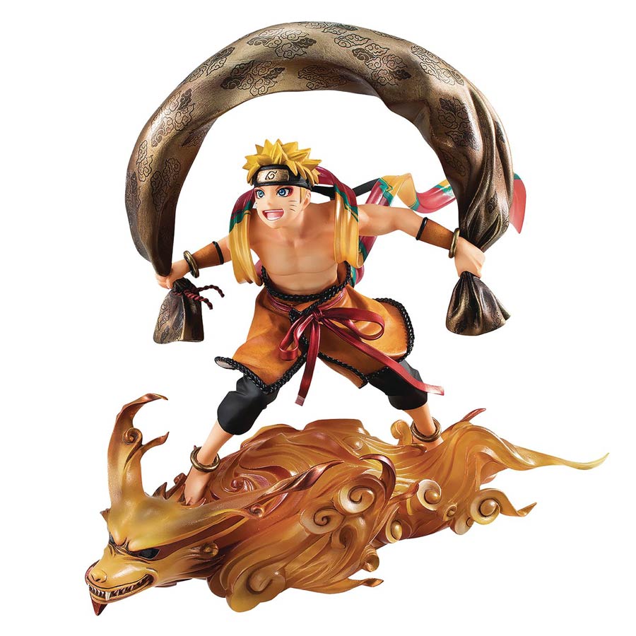 Naruto Fujin & Raijin Gem Series Remix Figure - Naruto Uzumaki