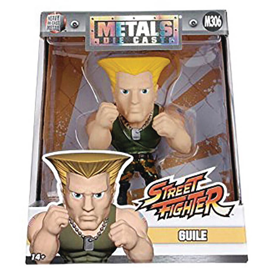 Metals Street Fighter 4-Inch Die-Cast Figure - Guile