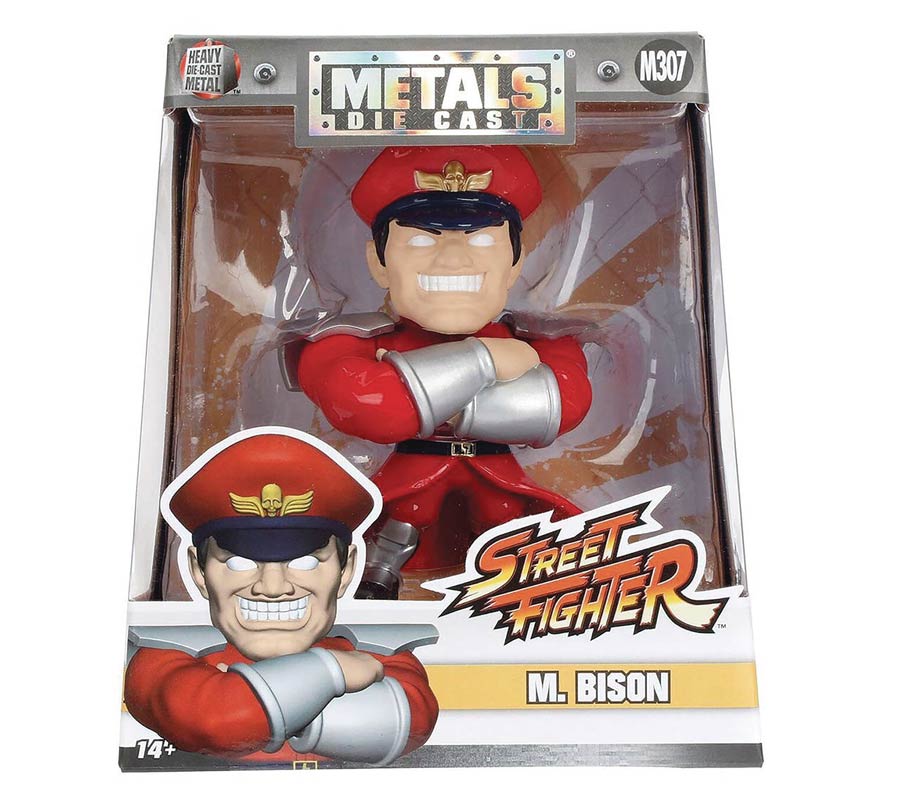Metals Street Fighter 4-Inch Die-Cast Figure - M Bison