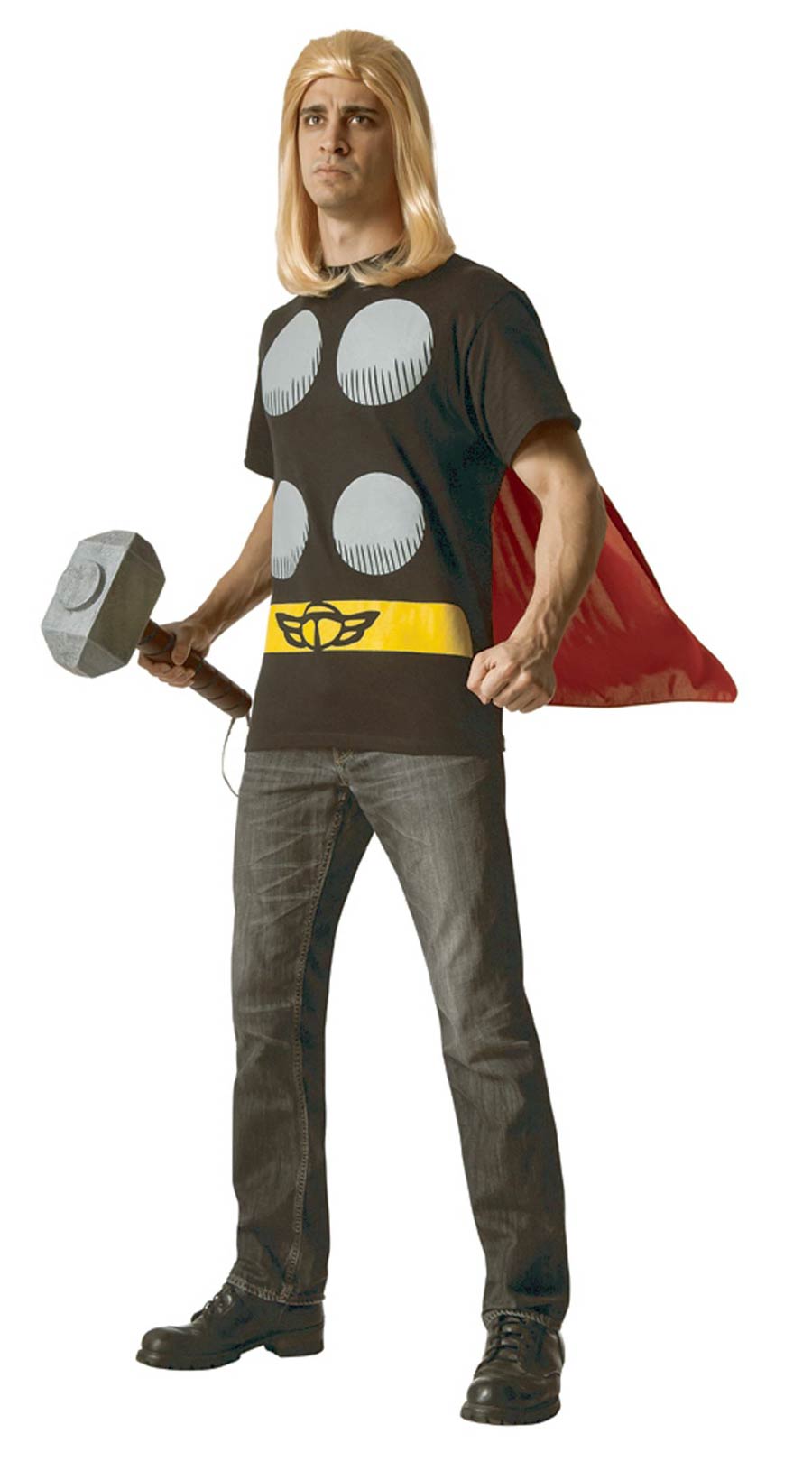 Marvel Thor T-Shirt With Cape Large