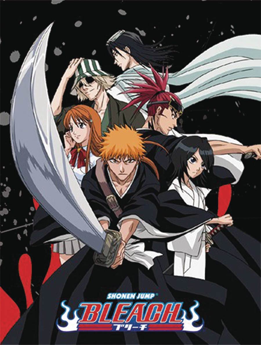 Anime Sublimation Throw Blanket - Bleach Group