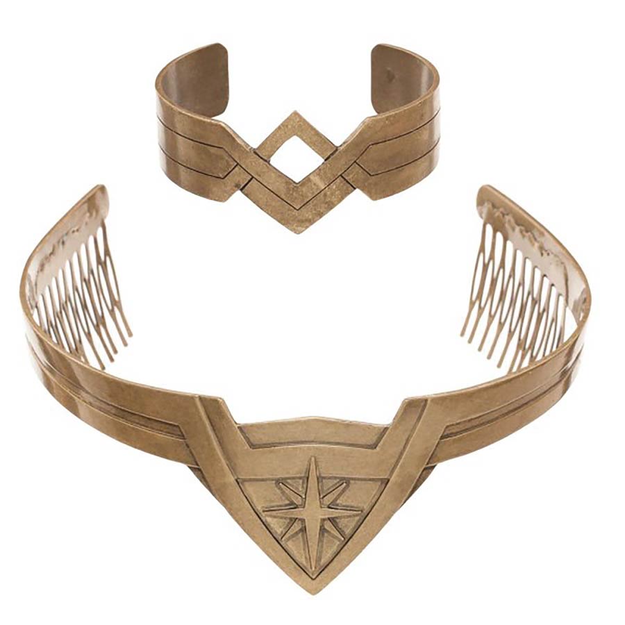 DC Heroes Wonder Woman Movie Tiara & Bracelet Cosplay Set
