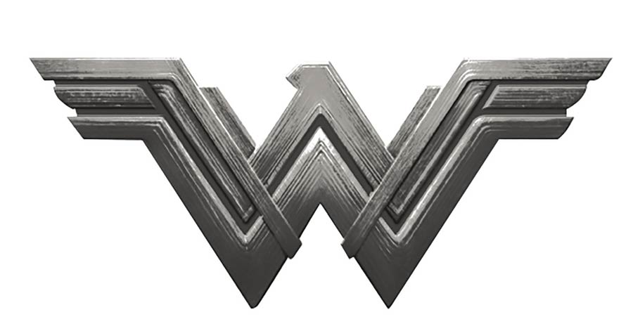 Wonder Woman Movie Deluxe Pewter Lapel Pin - Movie Logo