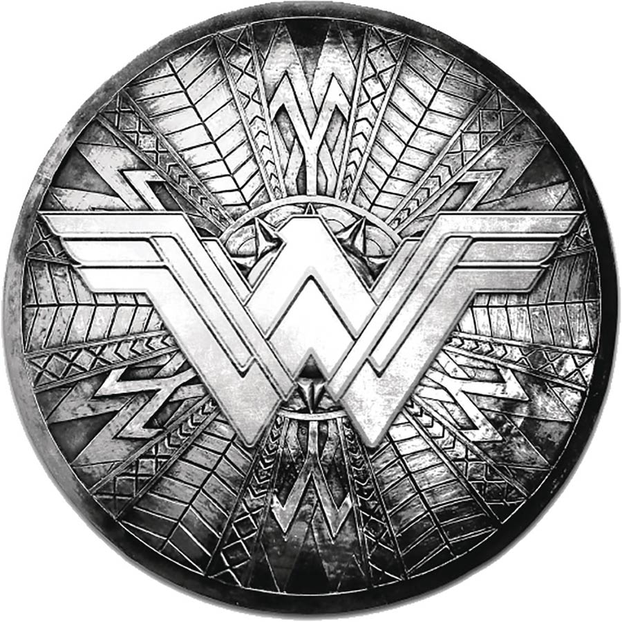 Wonder Woman Movie Pewter Lapel Pin - Round Shield
