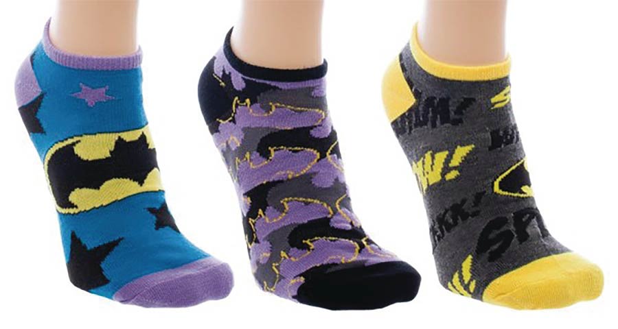 DC Comics 3-Pack Ankle Socks - Batman