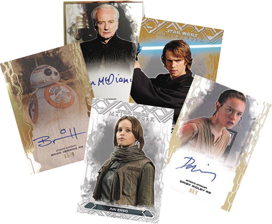 Topps 2017 Star Wars Masterwork Trading Cards Box