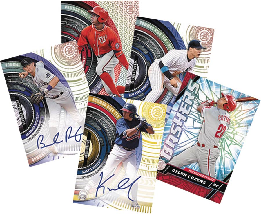 Topps 2017 Bowman High Tek Baseball Trading Cards Box