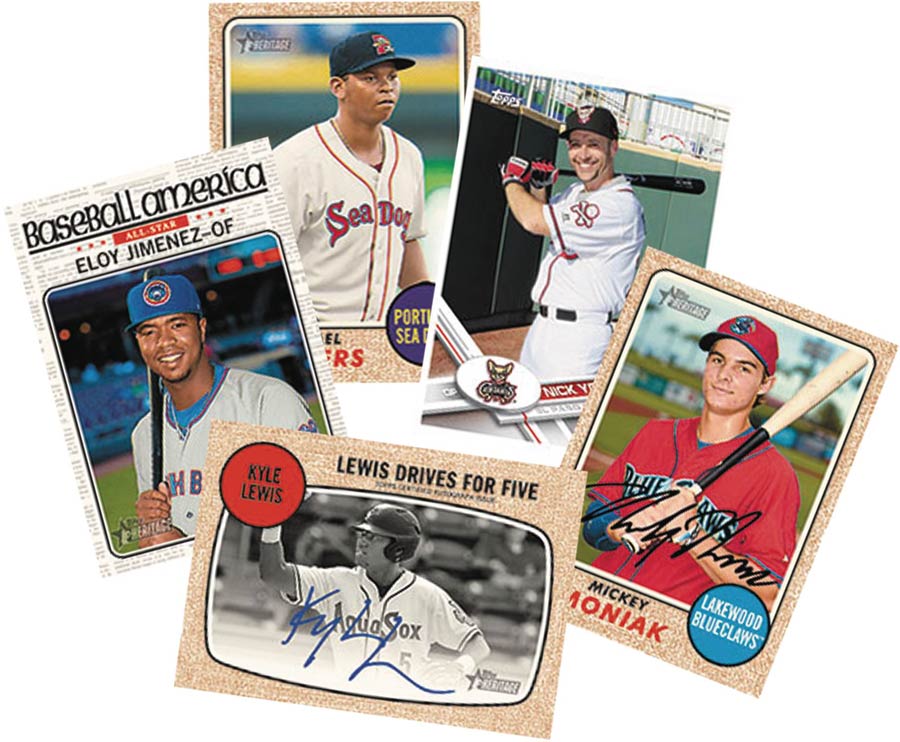 Topps 2017 Heritage Minor League Baseball Trading Cards Box