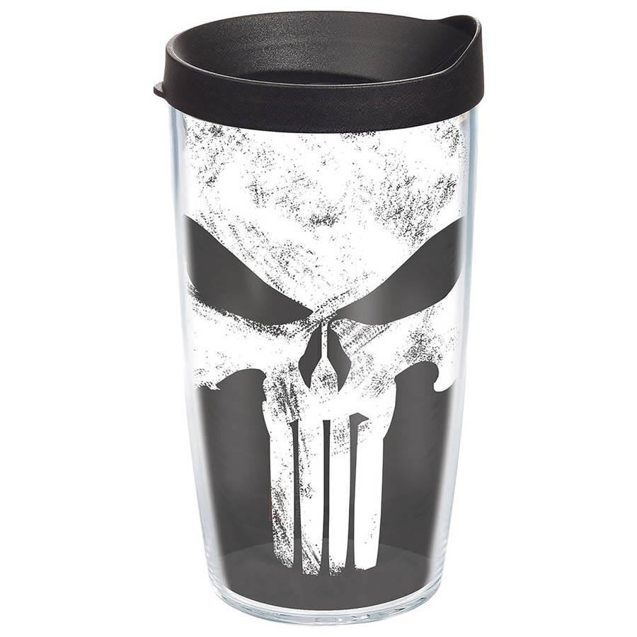 Tervis Marvel Punisher Tumbler With Lid - 16-Ounce