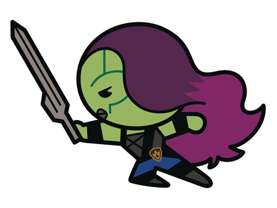 Guardians Of The Galaxy Kawaii Magnet - Gamora
