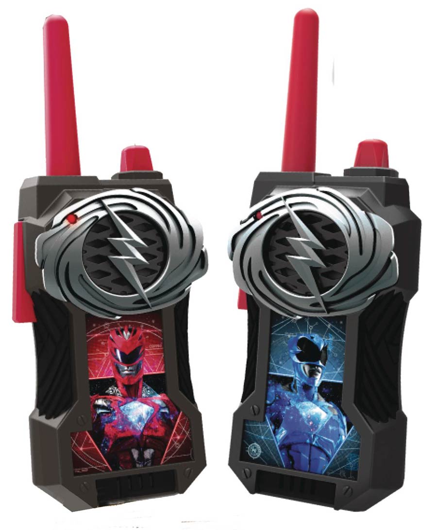 Power Rangers Movie Lenticular Long Range Walkie Talkies