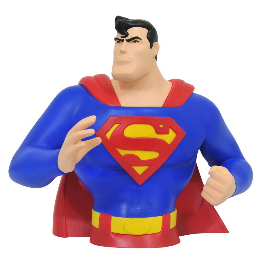 Superman The Animated Series Vinyl Bust Bank