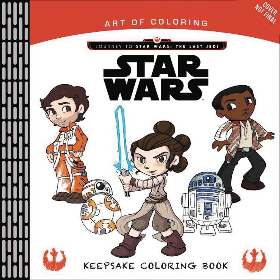 Art Of Coloring Journey To Star Wars The Last Jedi Keepsake Coloring Book SC