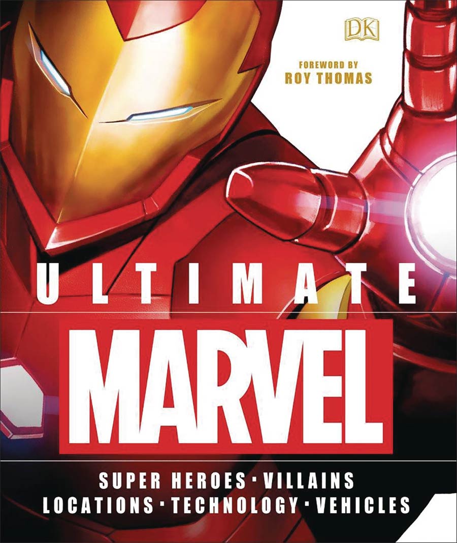Ultimate Marvel Super-Heroes Villains Locations Technology Vehicles HC