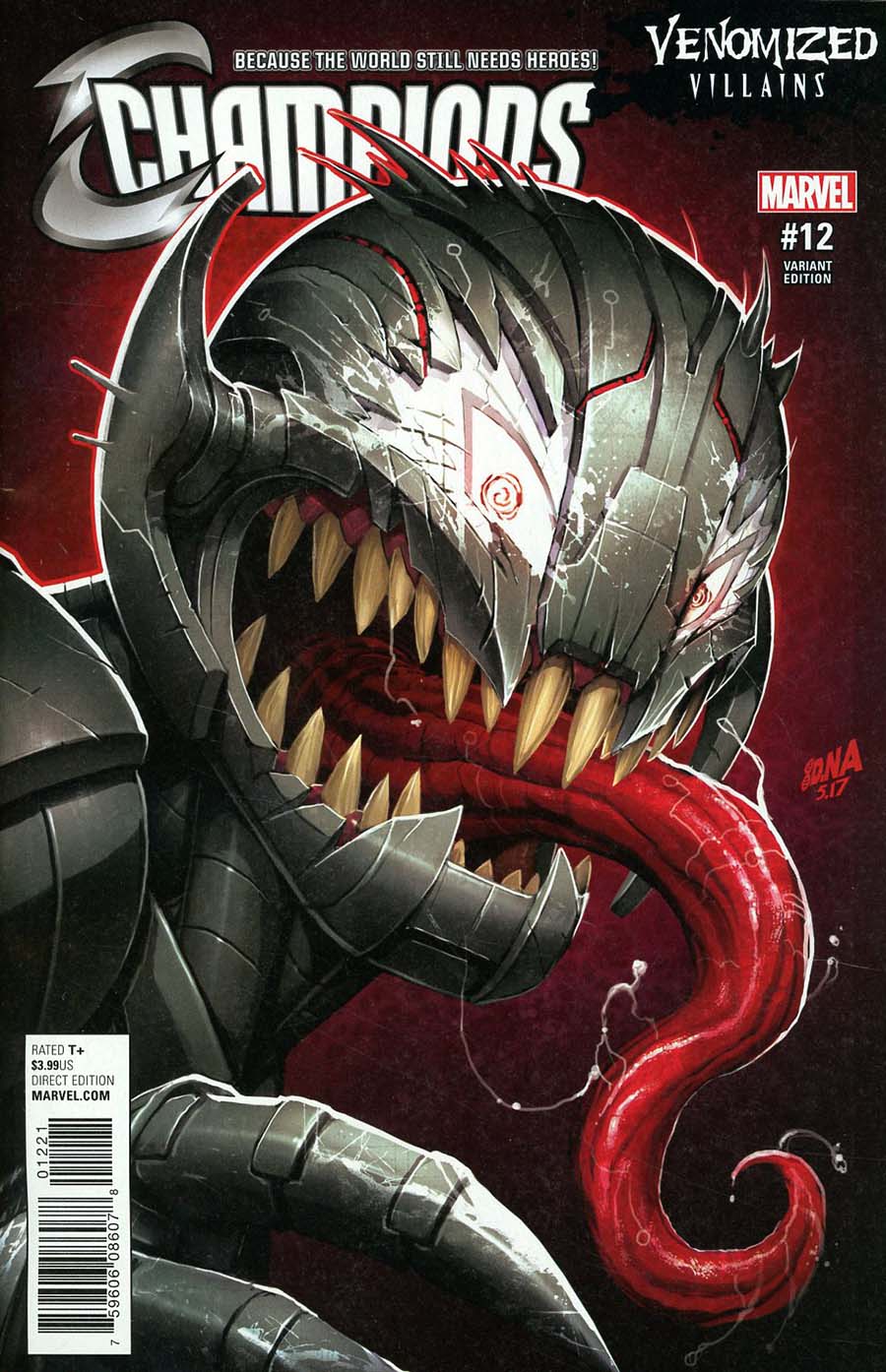 Champions (Marvel) Vol 2 #12 Cover B Variant David Nakayama Venomized Ultron Cover (Secret Empire Epilogue)