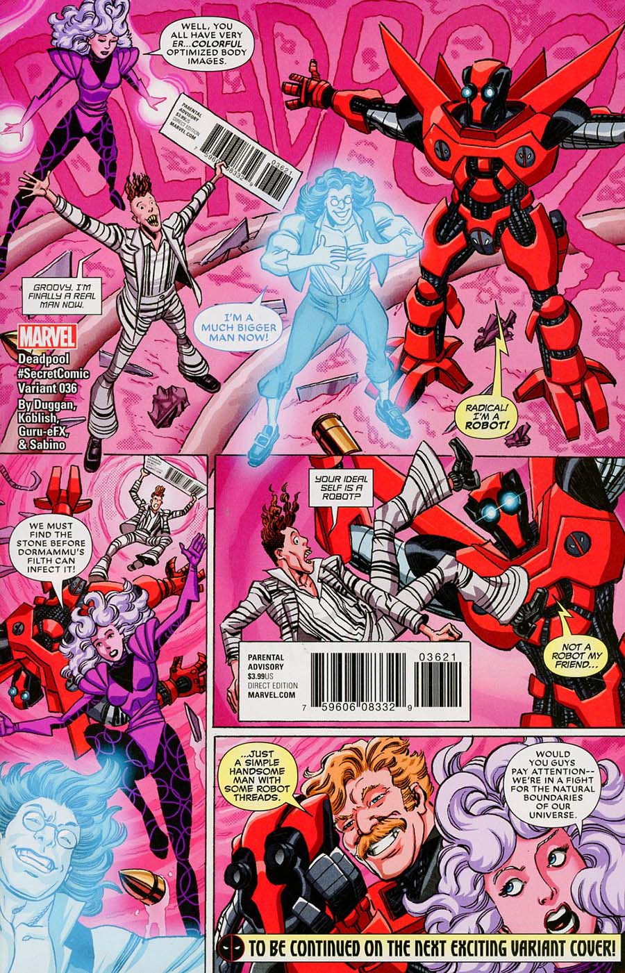Deadpool Vol 5 #36 Cover B Variant Scott Koblish Secret Comic Cover (Secret Empire Epilogue)