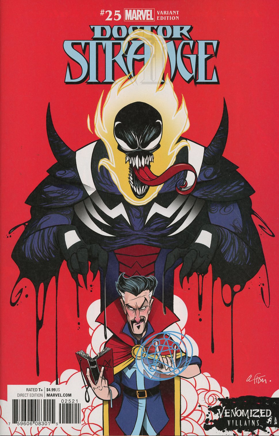 Doctor Strange Vol 4 #25 Cover B Variant Gustavo Duarte Venomized Dormammu Cover