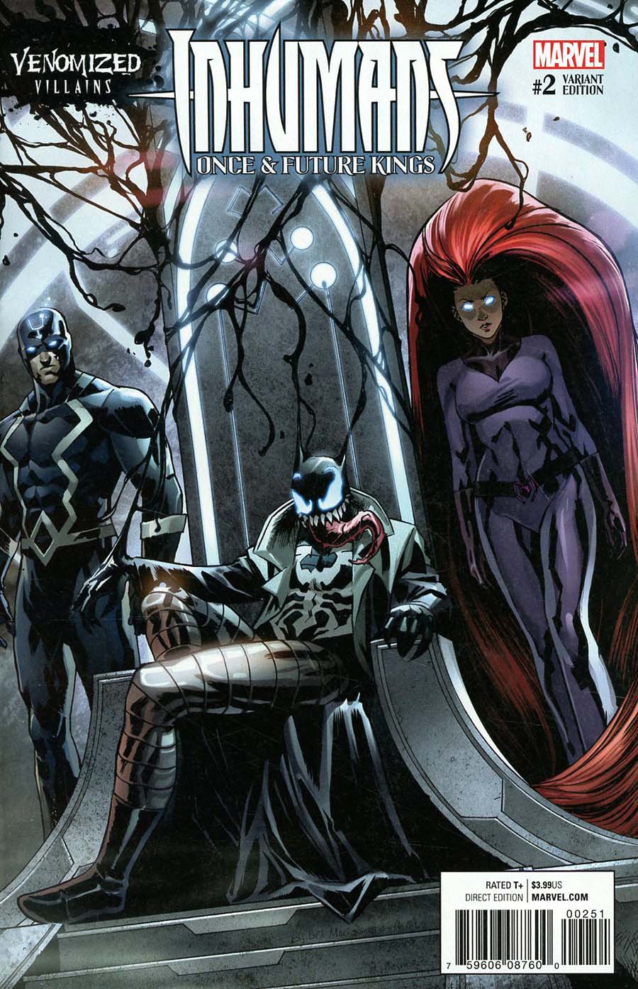 Inhumans Once And Future Kings #2 Cover C Variant Djibril Morissette Venomized Maximus The Mad Cover