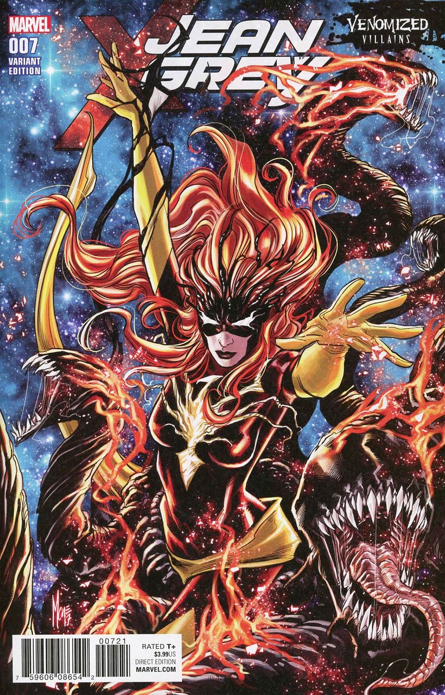 Jean Grey #7 Cover B Variant Marco Checchetto Venomized Phoenix Force Cover