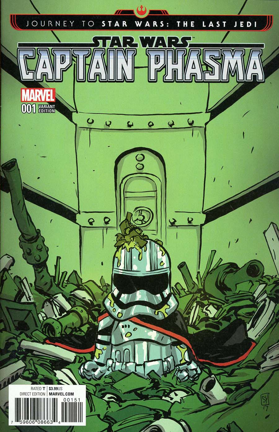 Journey To Star Wars The Last Jedi Captain Phasma #1 Cover B Variant Skottie Young Baby Cover
