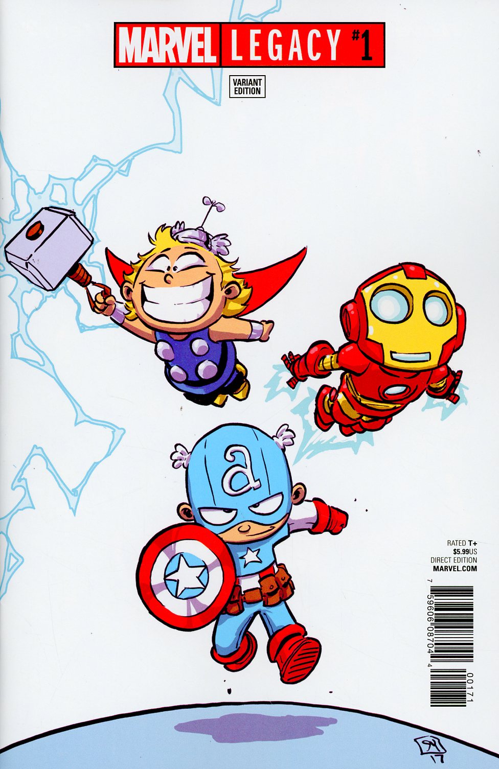 Marvel Legacy #1 Cover F Variant Skottie Young Baby Cover