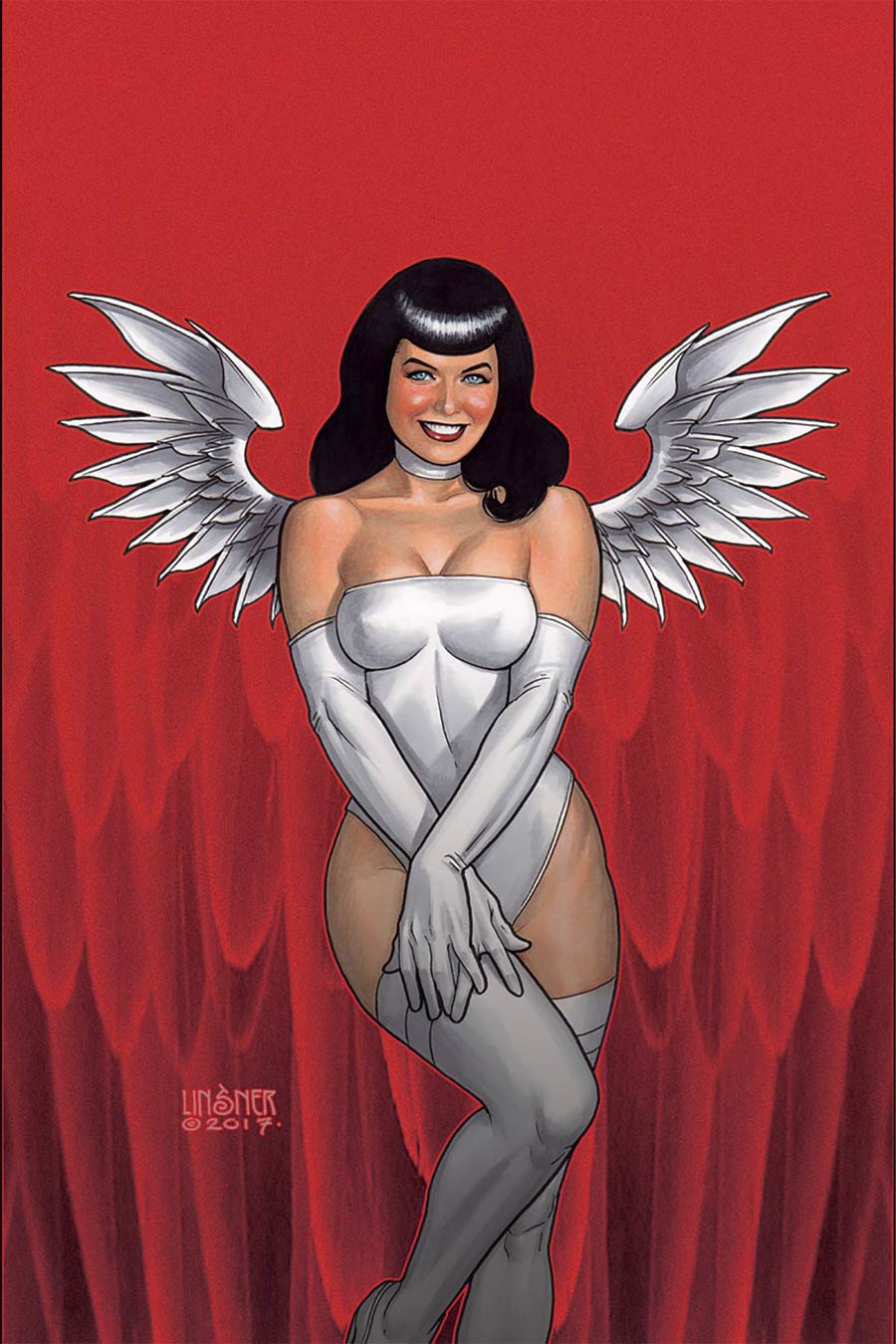 Bettie Page #3 Cover E Incentive Joseph Michael Linsner Virgin Cover