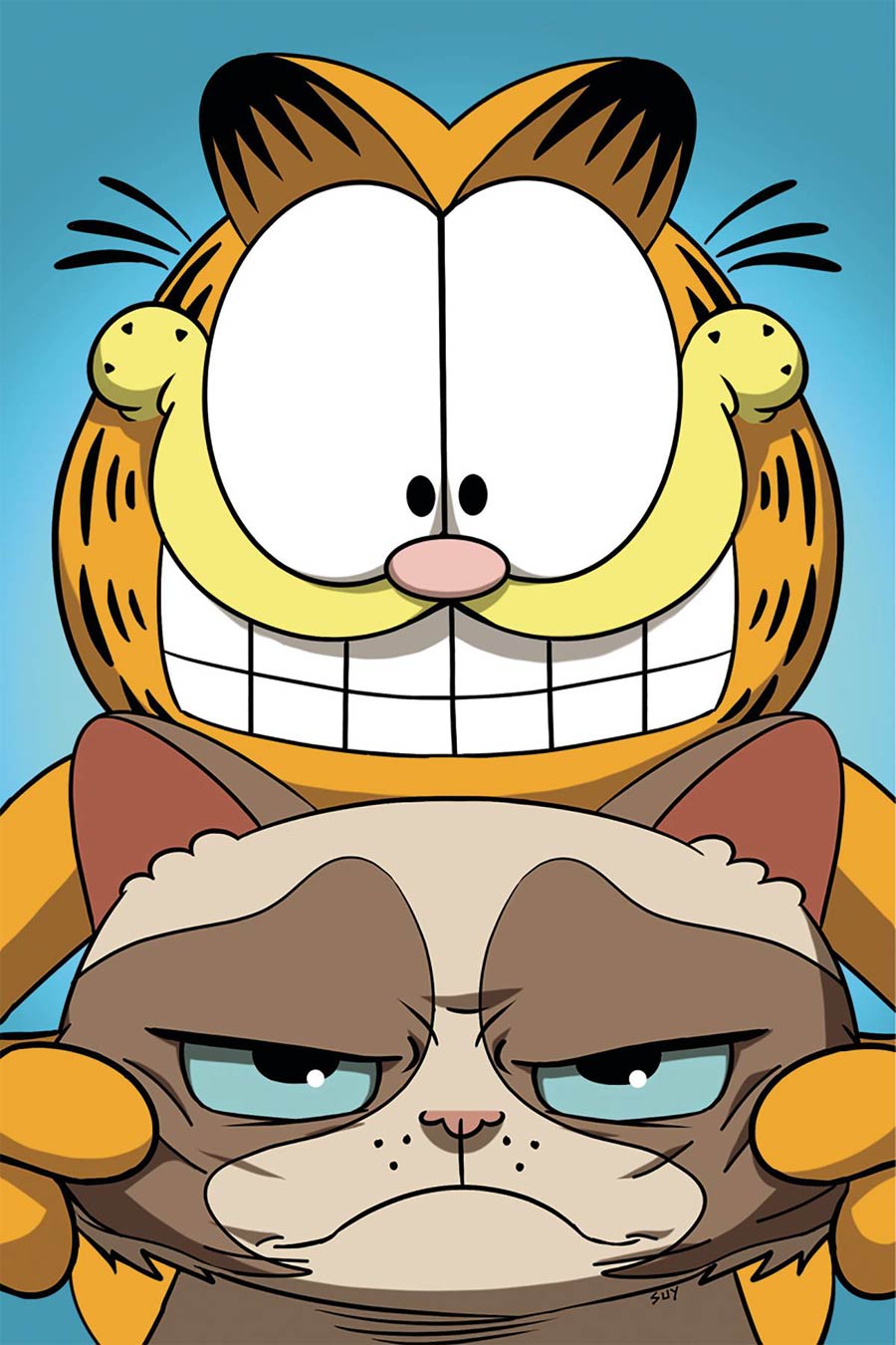 Grumpy Cat Garfield #2 Cover F Incentive Steve Uy Virgin Cover