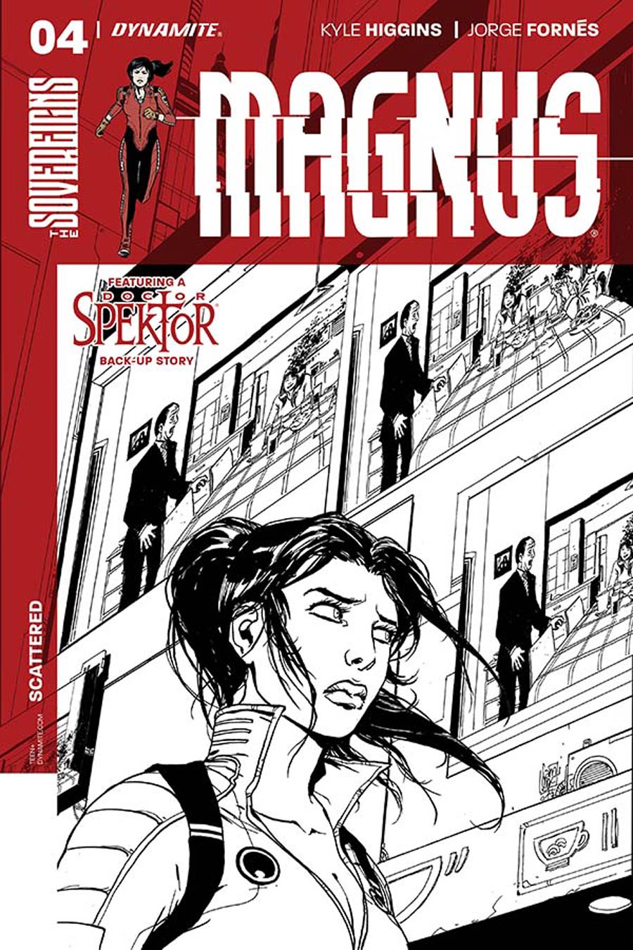 Magnus #4 Cover C Incentive Giuseppe Camuncoli Black & White Cover