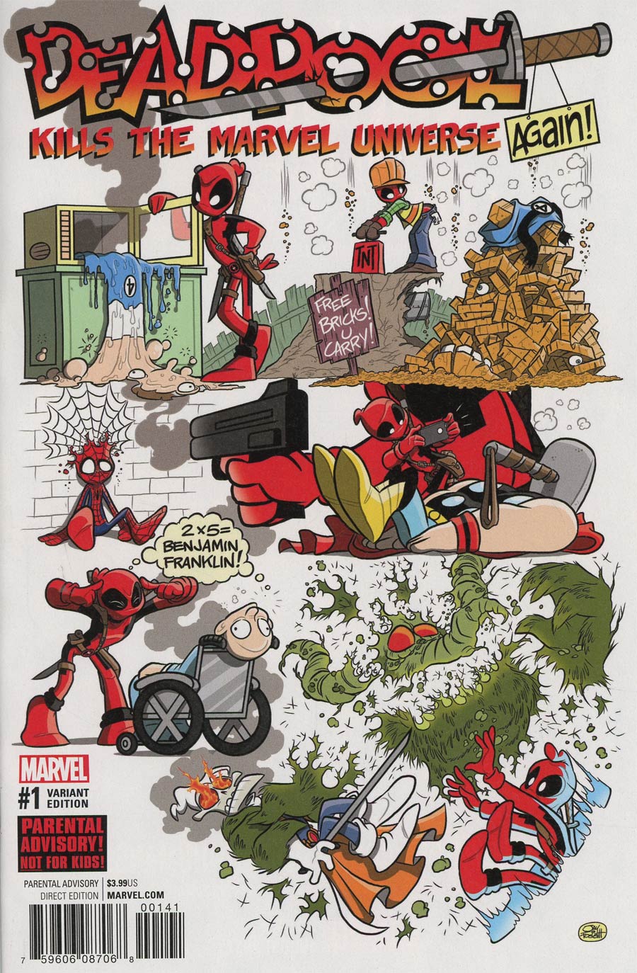Deadpool Kills The Marvel Universe Again #1 Cover C Incentive Jay Fosgitt Variant Cover