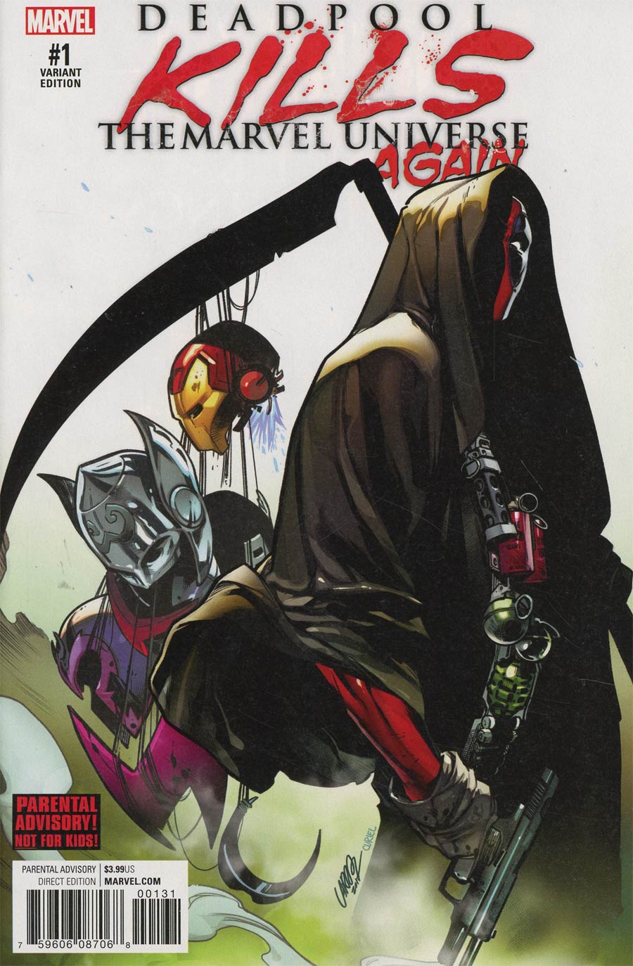 Deadpool Kills The Marvel Universe Again #1 Cover D Incentive Pepe Larraz Variant Cover
