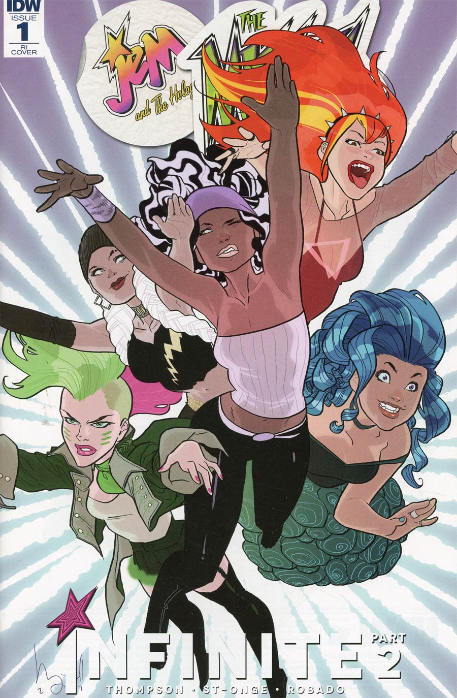 Jem And The Holograms Misfits Infinite #1 Cover C Incentive Ben Caldwell Variant Cover (Infinite Part 2)