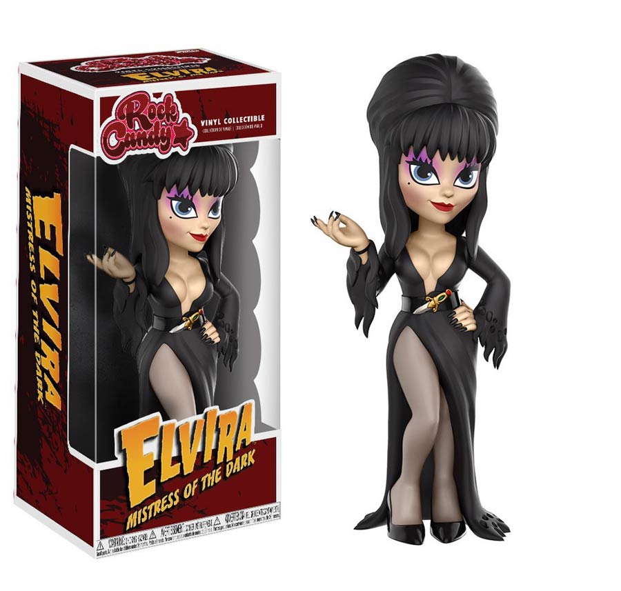 Rock Candy Elvira Mistress Of The Dark Vinyl Figure