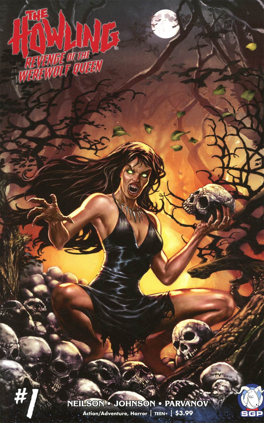 Howling Revenge Of The Werewolf Queen #1 Cover C Incentive Yvel Guichet Painted Werewolf Queen Variant Cover