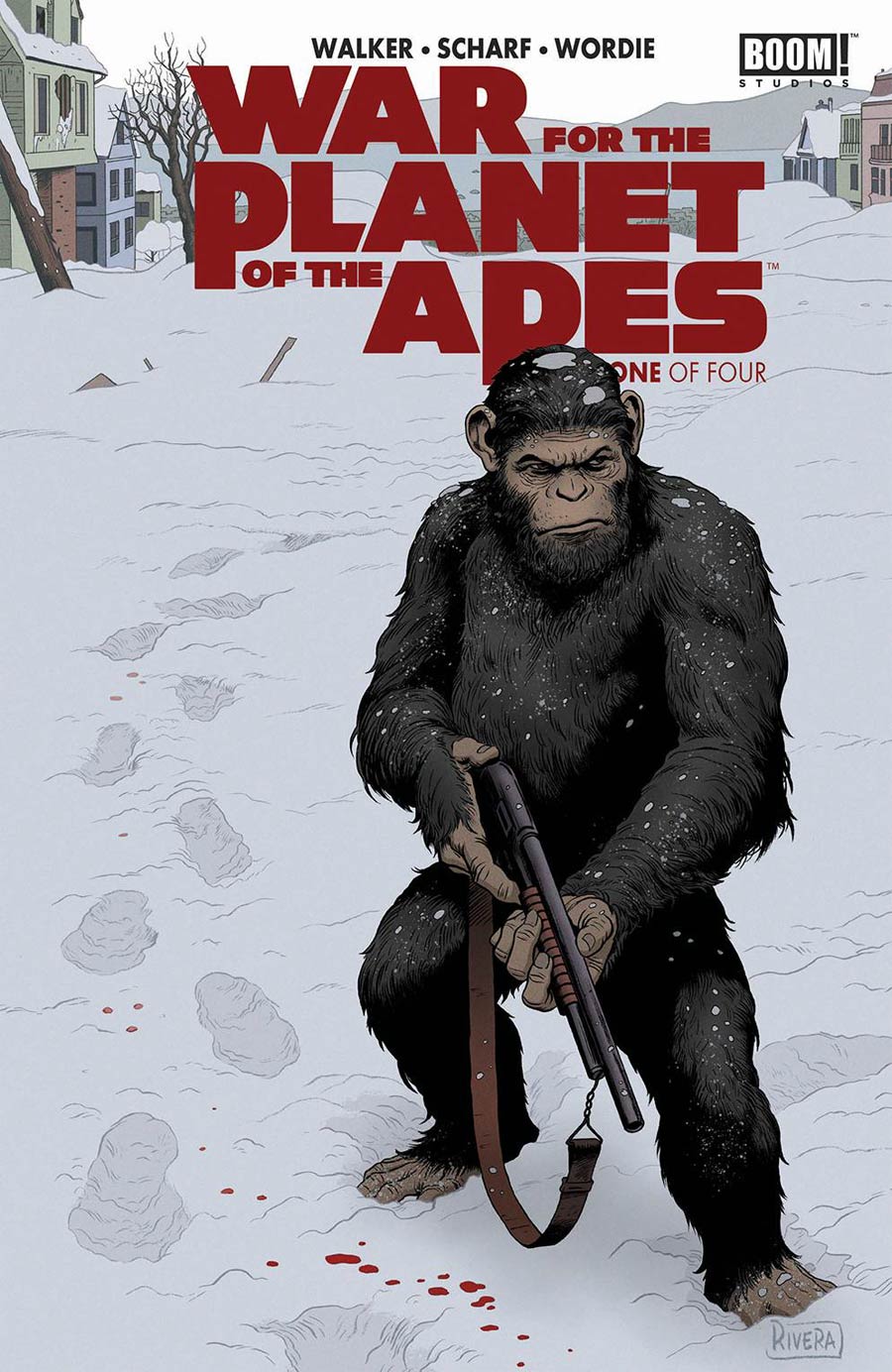 War For The Planet Of The Apes #1 Cover C Variant Paolo Rivera Cover